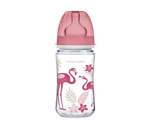 Flašica Široki Vrat 240ml PP 0m+ Canpol Babies Easy Start Jungle 35/227_cor