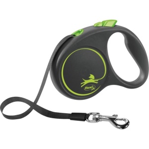 Flexi black dizajn S 5m zeleni
