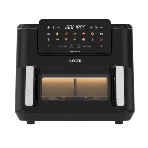 Friteza Na Topao Vazduh Digitalna 10,5L 2 Posude Haeger HEAF-D10.010B