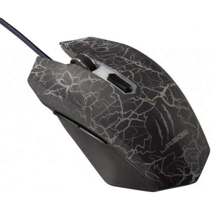 Gejmerski miš uRage Iluminated, HAMA tamno sivi 113722