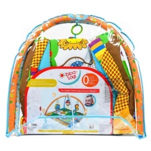Gimnastika za bebe džungla 78x78 cm Biba Toys A016661