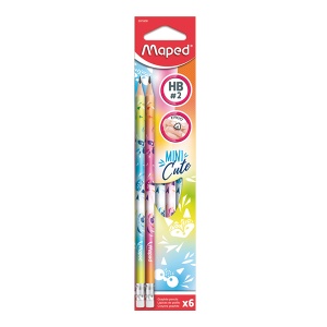 Grafitna olovka 1/6 Maped Minis M851808 - Img 2