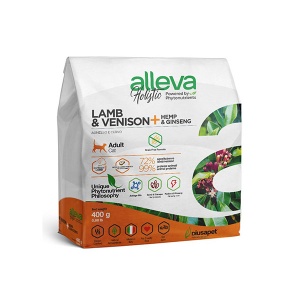 Hrana za mačke Jagnjetina Divljač 400gr Adult Holistic Alleva ALP0026H