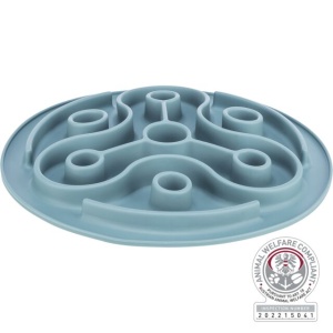Hranilica slow feed 28 cm plava