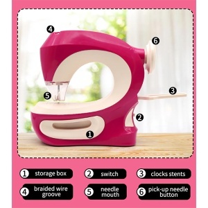 Igračka mašina za šivenje roze 011516 - Img 2