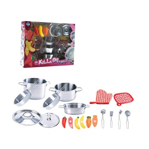 Igračka set metalnih šerpica sa priborom 325856