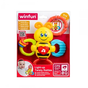 Igračka za bebe svetleća zvečka pčelica Winfun 47261