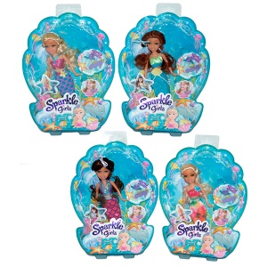 Igračke za devojčice Lutke Sparkle girlz Mermaid blister 44-331000