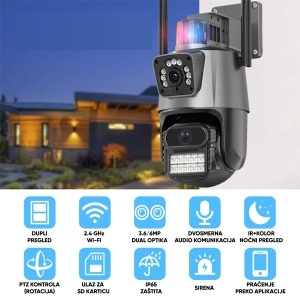 IP Wifi dual kamera WFIP-4302X - Img 3