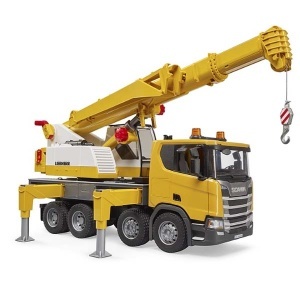 Kamion Scania sa Liebher kran dizalicom Bruder 035716