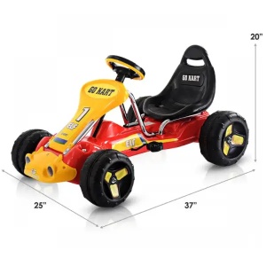 Karting na pedale crveni Go Cart ELF TRO0029