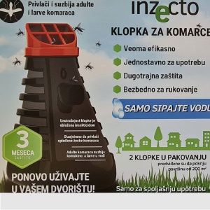 Klopka za suzbijanje komaraca Mosquito trap 2 kom Inzecto 2022 - Img 3