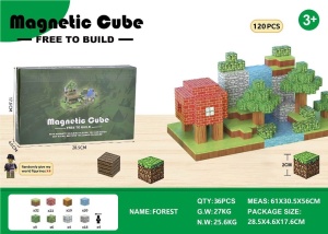 Kocke magnetne 120 kom