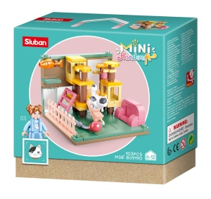 Kocke Mini Igralište za Životinje Sluban A060136