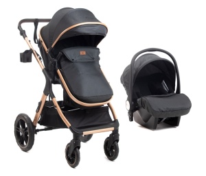 Kolica Za Bebe set sa auto sedištem crna BBO Dory X1SBLACK