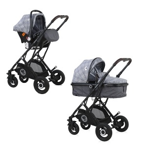 Kolica za bebe set Sena Grey squared Lorelli 10021612100
