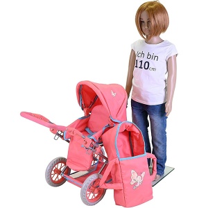Kolica za lutke Spring Ruby roze Knorr Toys 802812 - Img 3