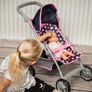 Kolica za lutku Liba roze srca Knorrtoys 168413 - Img 2