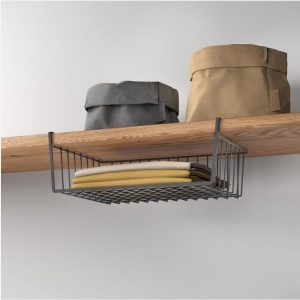 Korpa za odlaganje ispod police Kanguro40 Lava 40x26x14cm Metaltex 363040 004 - Img 4