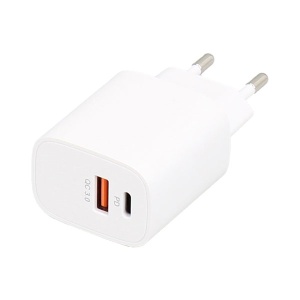 Kućni punjač E-Green 20W USB-A i USB-C 5V/3A crni - Img 2