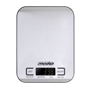 Kuhinjska vaga Inox crna Mesko MS3169B - Img 2