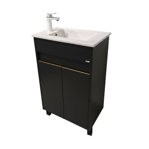 Kupatilski ormarić donji deo 55 plazma uska L/D Lux Dubai Nero 301436