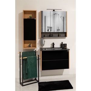 Kupatilski ormarić donji deo 75 plazma konzolna lavabo CL-D75MB Una 300260 - Img 2