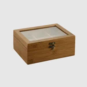 Kutija za čaj tamni bambus 21.5x16x9cm Kesper KSP59902