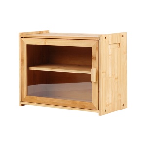 Kutija za hleb 2 nivoa bambus 40x20x31cm Vilde 229197 - Img 2