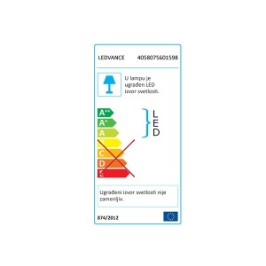 LED nadgradna lampa 60cm 18W Ledvance 4058075601598 - Img 2