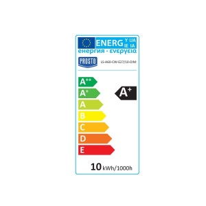 Led sijalica sa promenljivim int svetla 10W Prosto LS-A60-CW-E27/10-DIM - Img 4