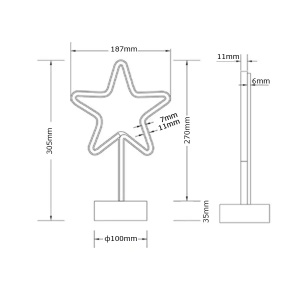 Led stona lampa Star 1,5W Trio Lighting R55230101 - Img 4