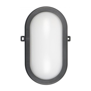 Led svetiljka 12W okrugla 4000K crna C407-512