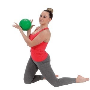 Lopta za ritmičku gimnastiku 280 gr Gymnic Ledra 2081 - Img 2