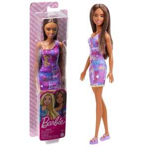 Lutka Barbie u lila haljini 1036072