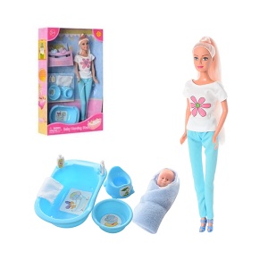 Lutka Lusi kupa bebu Defa 42386 plava