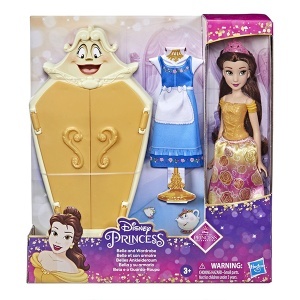 Lutka princeza Bel sa garderoberom Disney Hasbro 848478 - Img 4