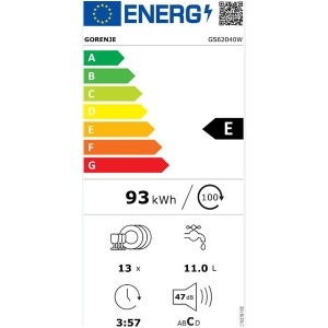 Mašina za pranje sudova GS62040W Gorenje 735997 - Img 4