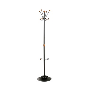 Metalni čiviluk 36x174cm Orione Crni