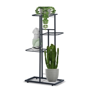 Metalni stalak 4 nivoa 43,5x22,5x80cm Vilde 569807 - Img 2