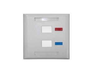 Modularna maska za utičnicu Maxpro Line, 2 RJ45 modula, 120 mm