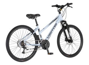 MTB bicikl 26/15in 21 brzina 142-165cm disk hidraulika svetlo plavi Visitor CRX D2 1262096 - Img 2