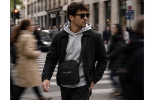 Muška torba na rame Durham crna Pepe Jeans 72.953.41 - Img 12