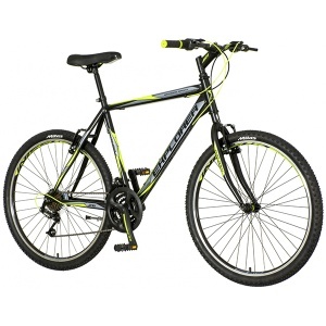 Muški bicikl Elite Man 26/21 inča crno sivo zeleni Explorer 1261049