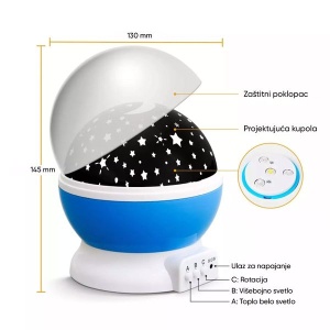 Noćna lampa zvezdano nebo Prosto NLZ9182A - Img 2
