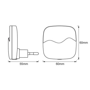 Noćno svetlo LUNETTA Wave White Osram O99662 - Img 2