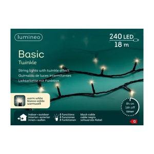 Novogodišnja rasveta 240L topla bela 18 m Lumineo Basic 494166 - Img 3