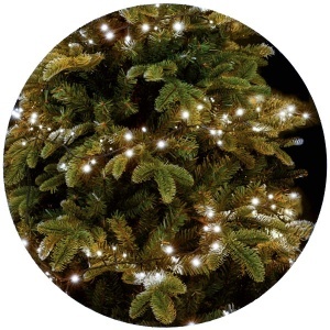 Novogodišnja rasveta Led dekor lampica za jelku visine 150cm Hladno bela 49548000 - Img 4