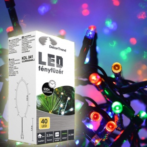 Novogodišnja rasveta Led svetleći niz Multi color KDL 085