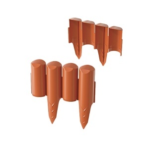 Ogradica 23/13cm 2,5m terakota Prosperplast PR IPBO-R624